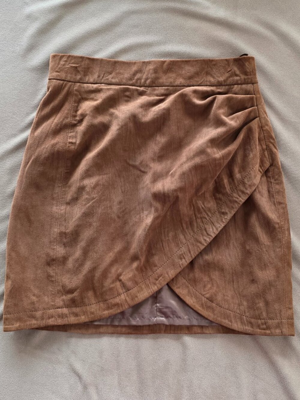 Zadig & Voltaire Suede Wrap Skirt Size 38